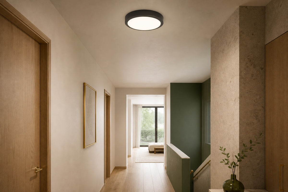 Along a hallway