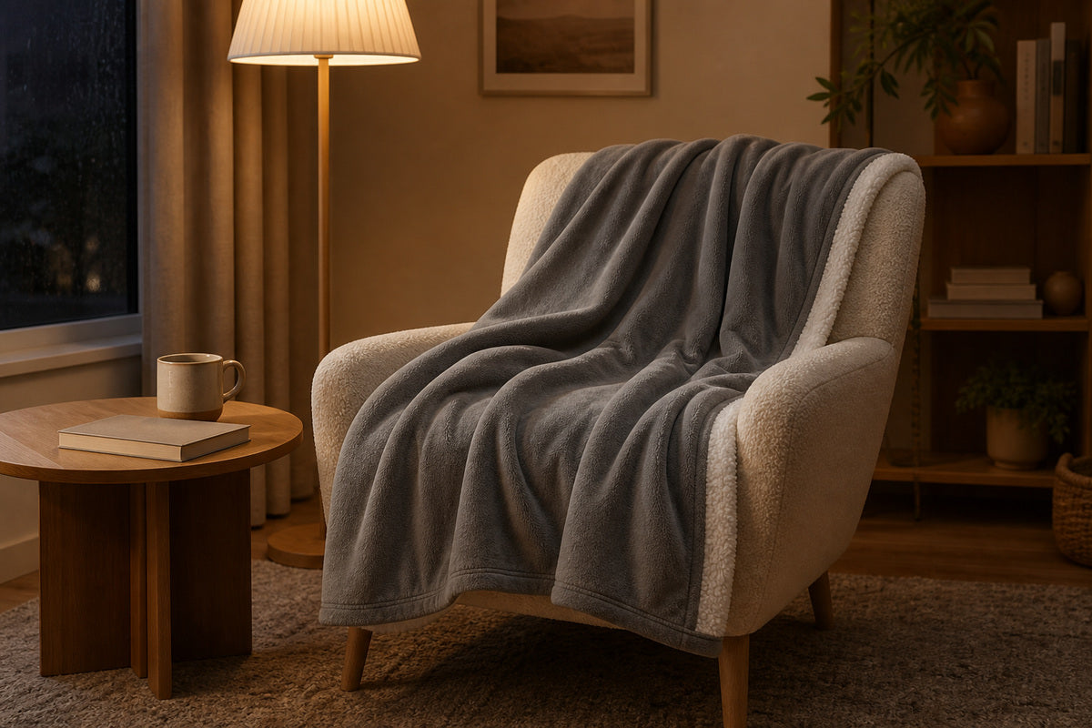 In a reading nook