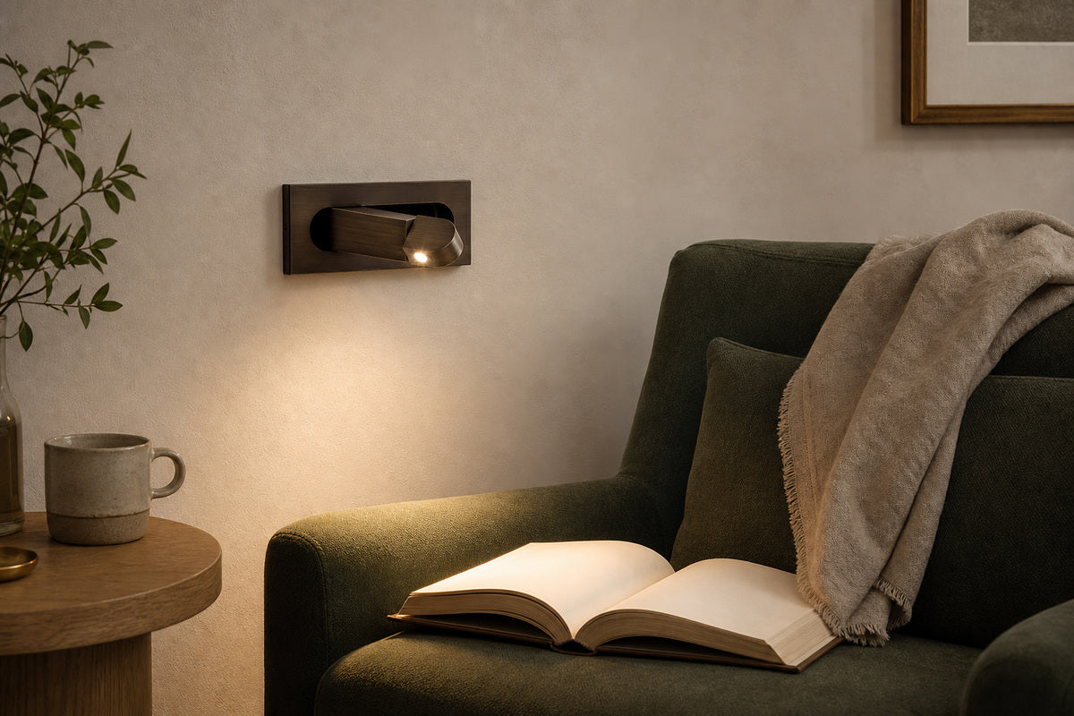 In a reading nook