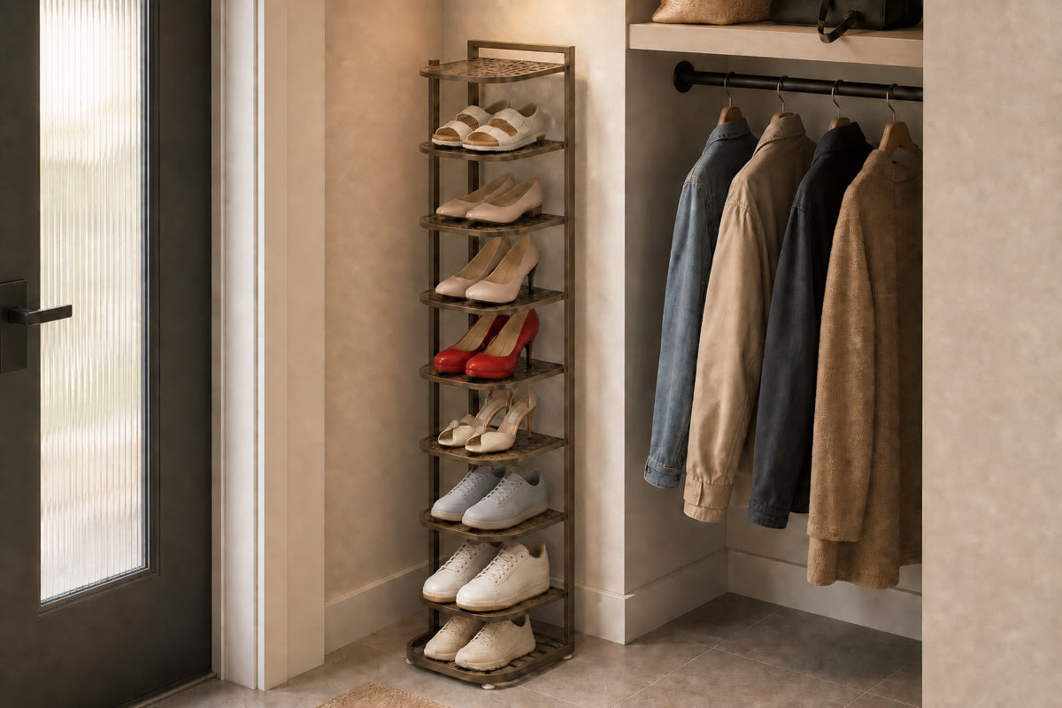 Inside a closet