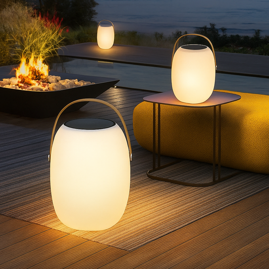 Elegant Solar Outdoor LED Lamp for Garden & Terrace Use Outdoor Lighting