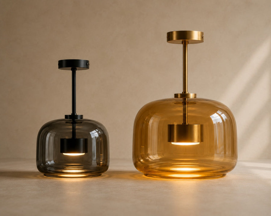 The pendant in its two sizes