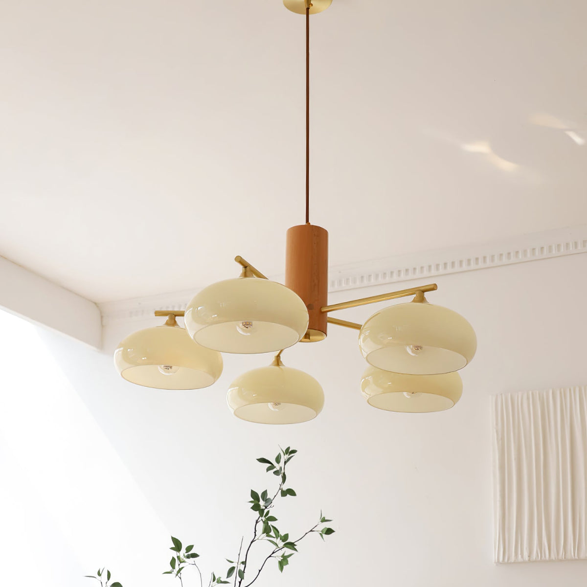 Nova Elliptical Persimmon Chandelier