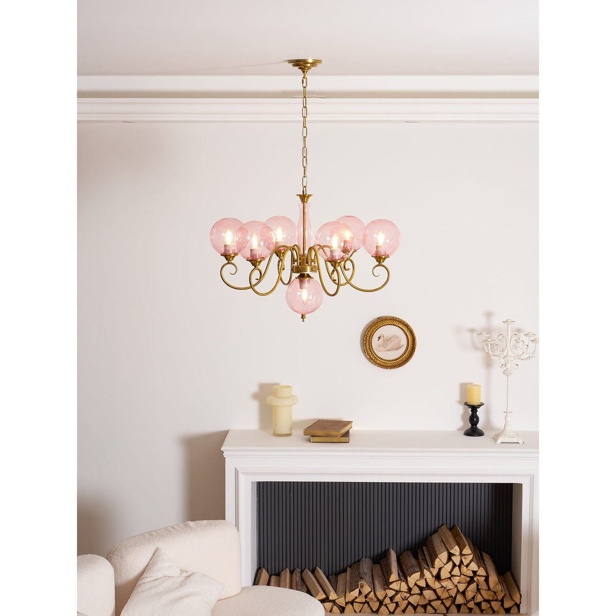 Evelyn Glass Chandelier