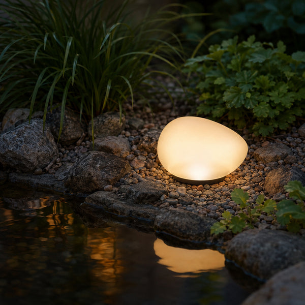 Beside a water feature