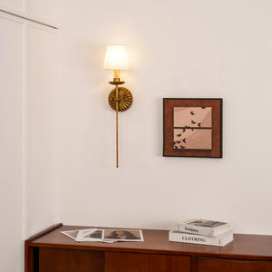 Catina Gold-Leaf Double Wall Sconce