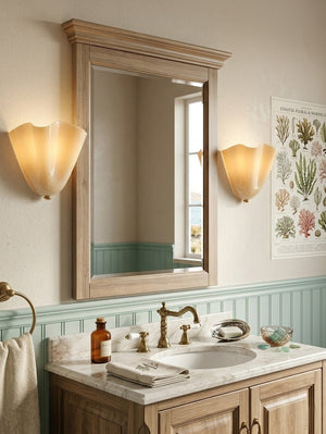 Flower Glass Wall Lamp