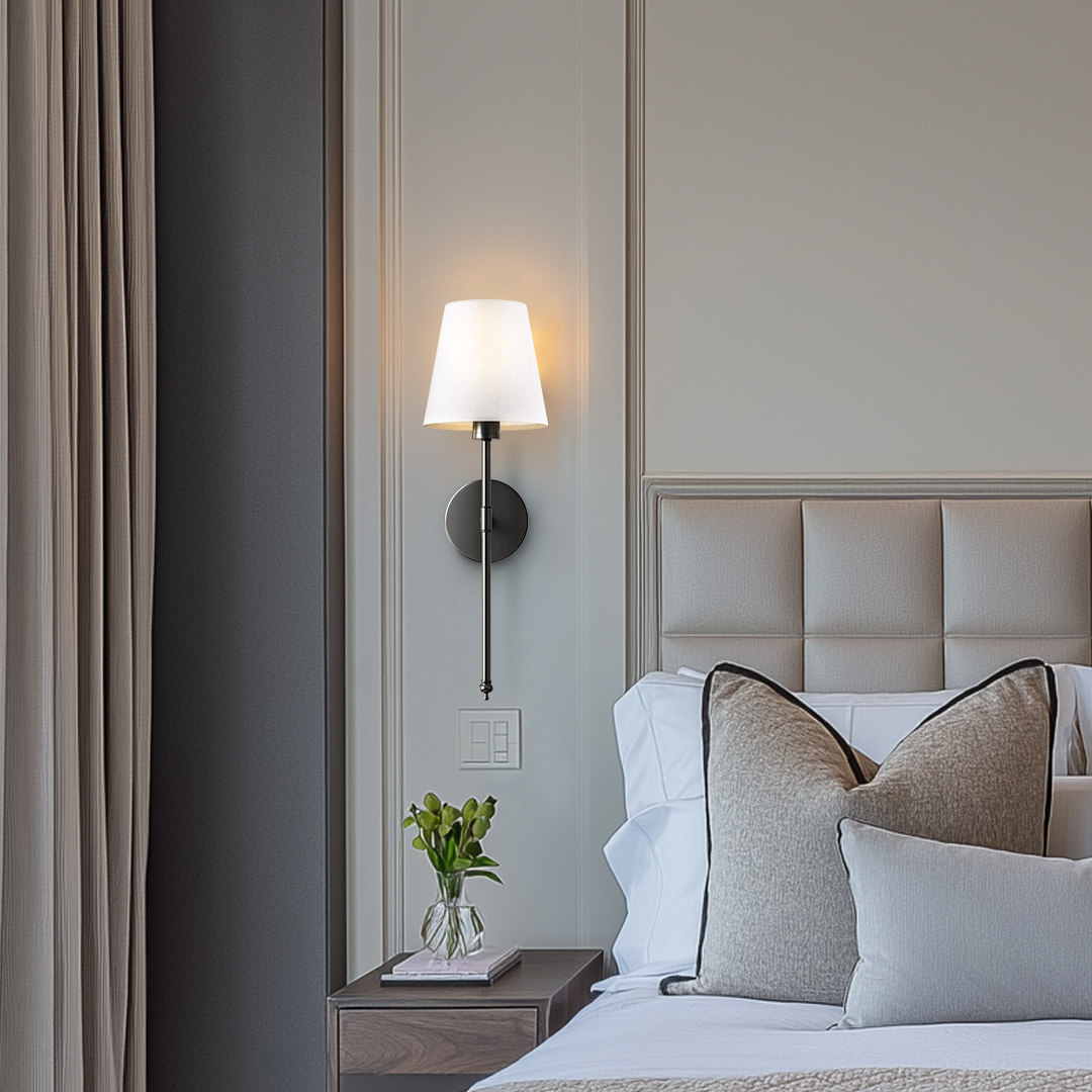 Wireless Peel and Stick Wall Sconces, Set of 2