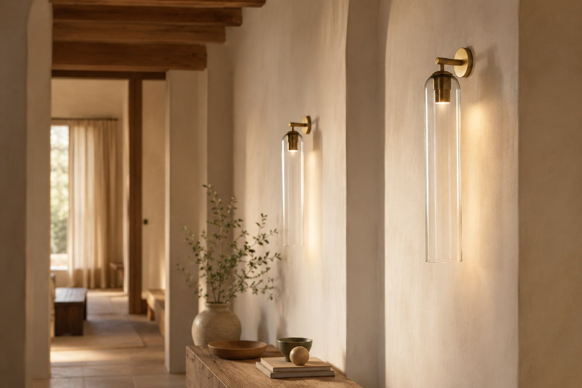 Along a hallway