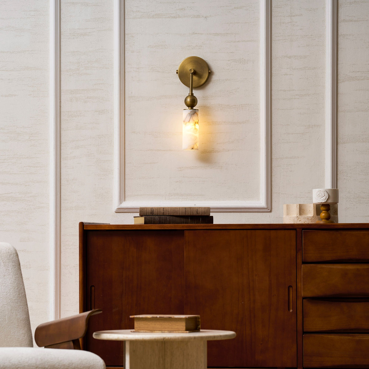 Harlin Alabaster Wall Lamp