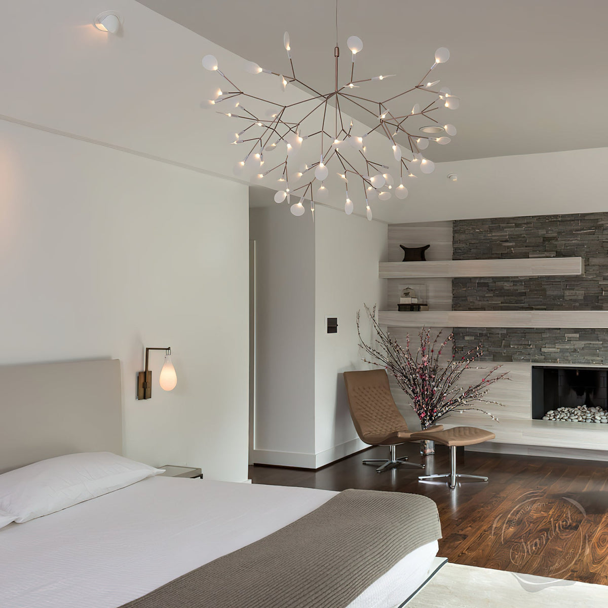 Heracleum Firefly LED Branch Chandelier