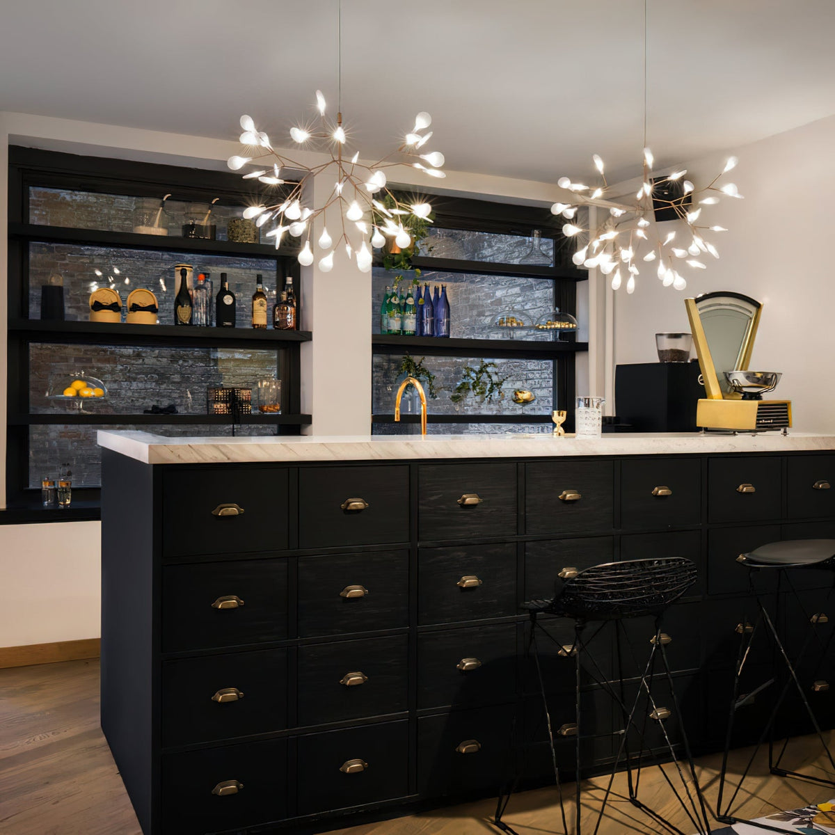 Heracleum Firefly LED Branch Chandelier