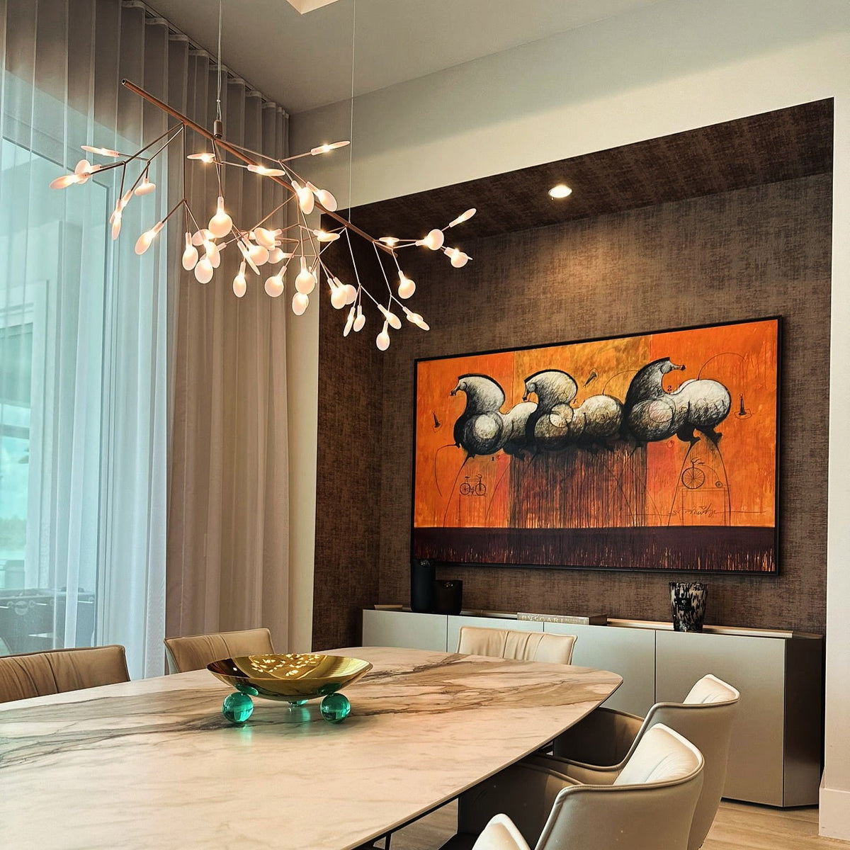 Heracleum Firefly LED Branch Chandelier