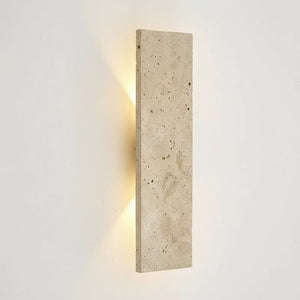 LED Outdoor Wall Sconce | Waterproof Natural Stone Light Fixture for Exterior Walls Outdoor Lighting