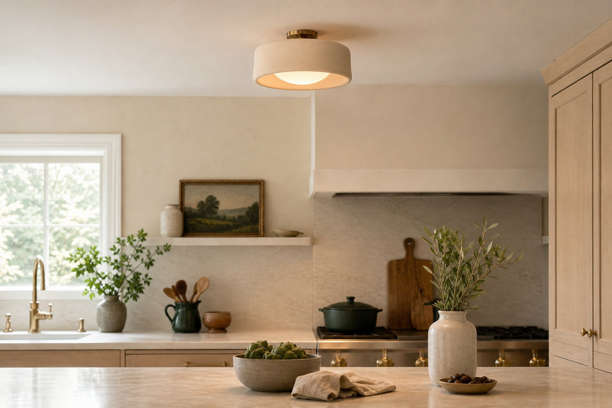 In a kitchen