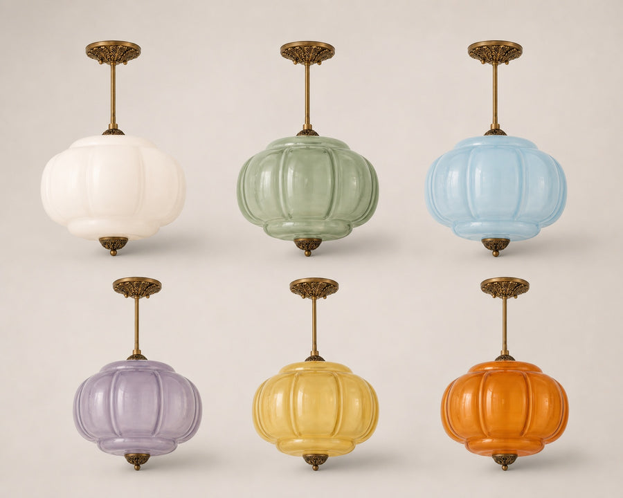 Several glass tones shown together