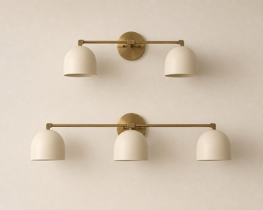 The 2 head and 3 head versions shown side by side