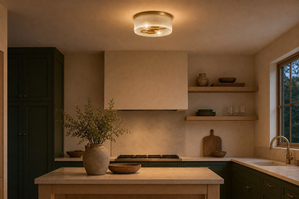 In a kitchen