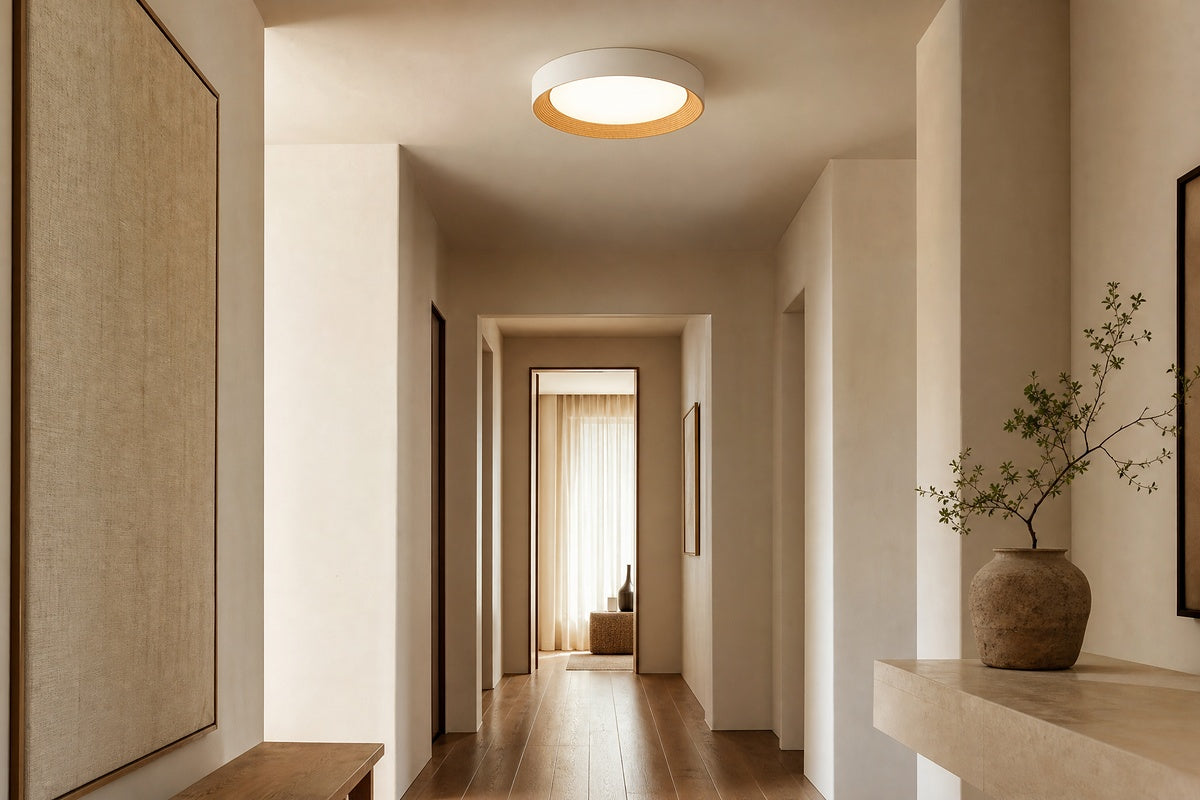 In a hallway