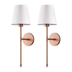 Wireless Peel and Stick Wall Sconces, Set of 2