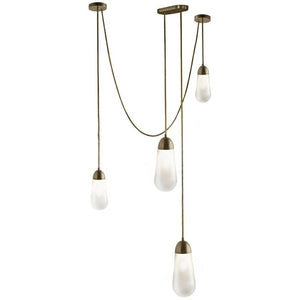 Lariat Swag-Cord Cluster Pendant