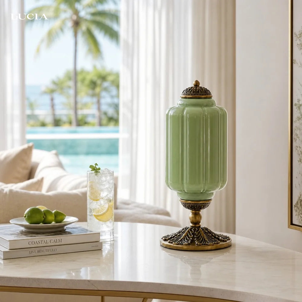 Lumi Fluted Glass Table Lamp
