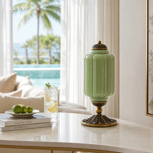 Lumi Fluted Glass Table Lamp