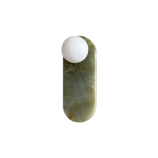 Lucie Onyx & Travertine Wall Lamp