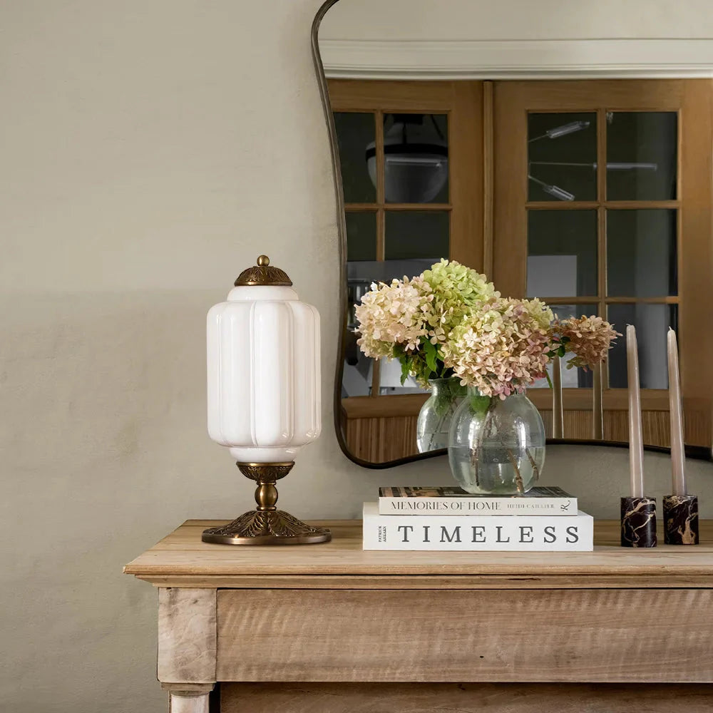 Lumi Fluted Glass Table Lamp