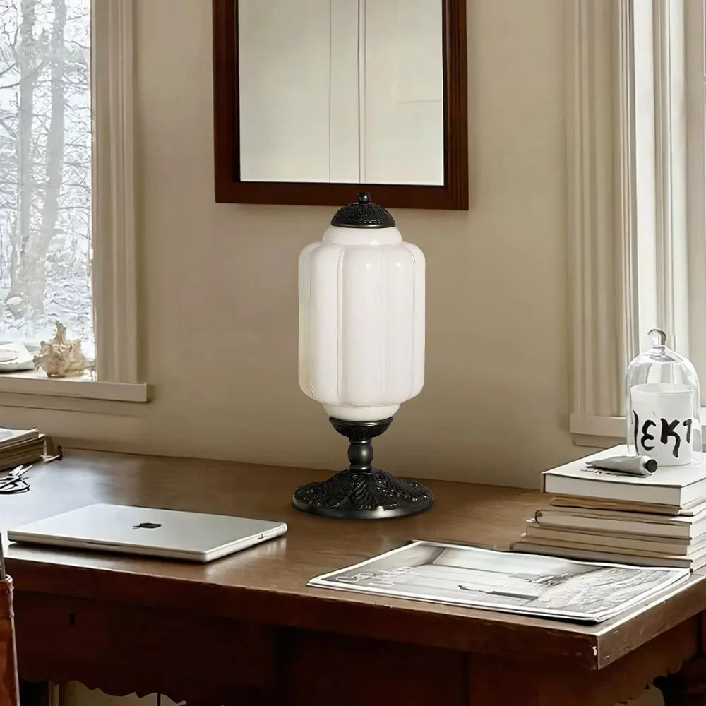 Lumi Fluted Glass Table Lamp