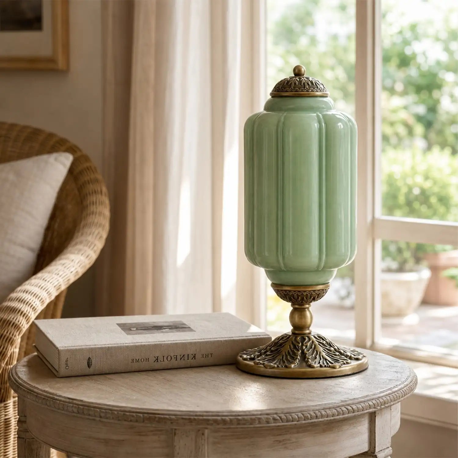 Lumi Fluted Glass Table Lamp