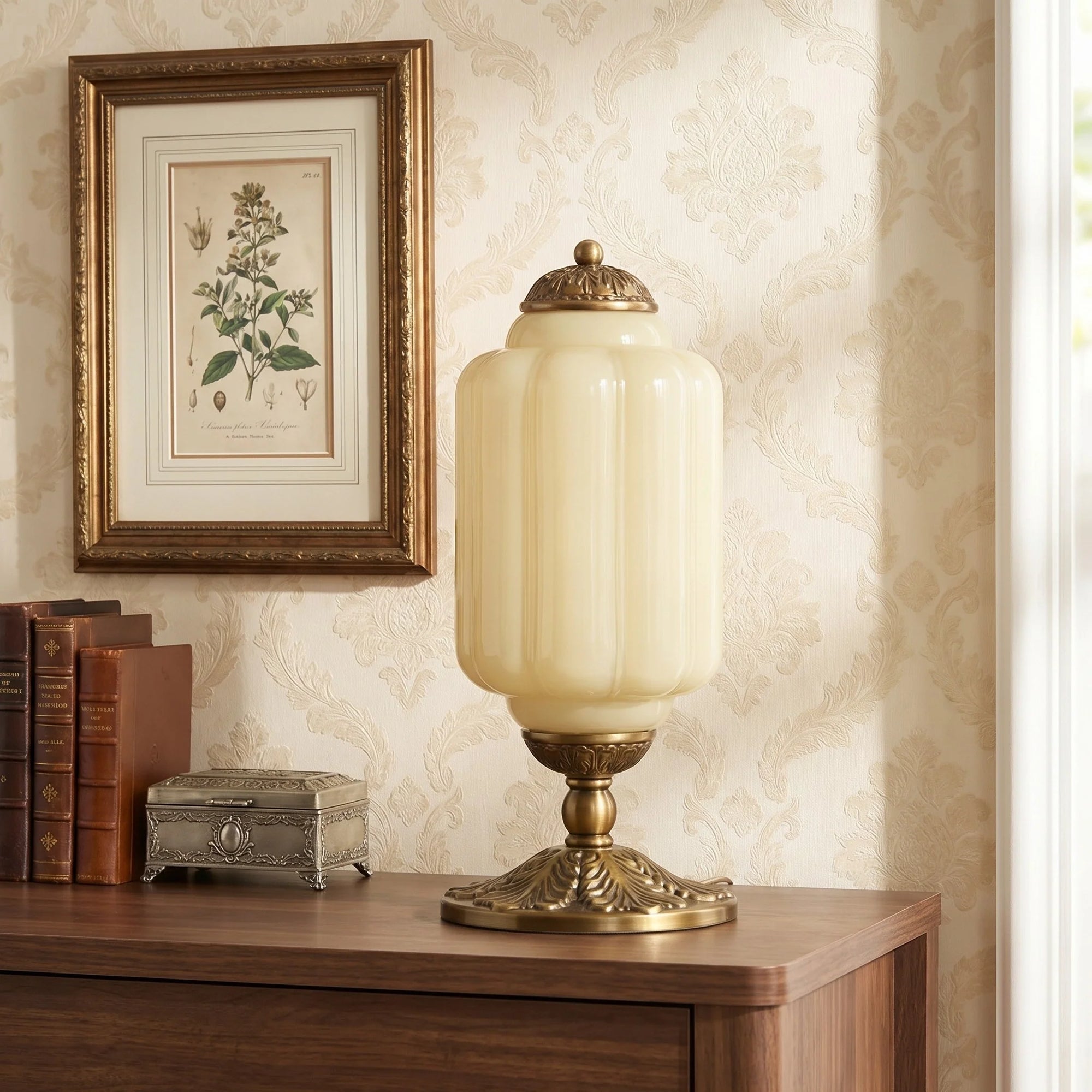 Lumi Fluted Glass Table Lamp