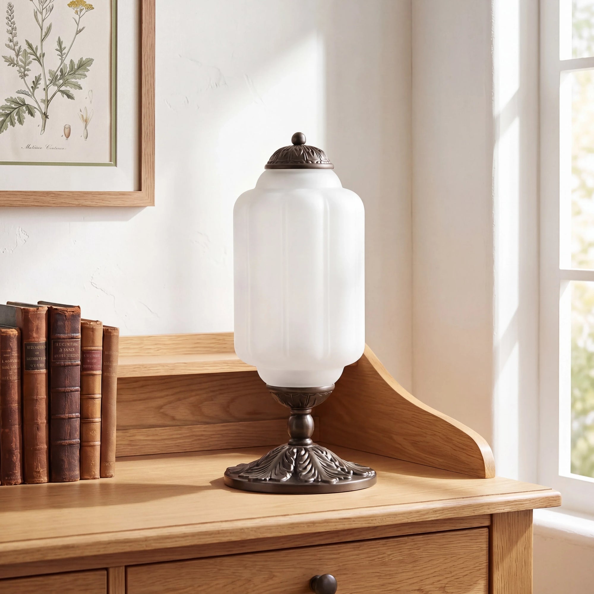 Lumi Fluted Glass Table Lamp