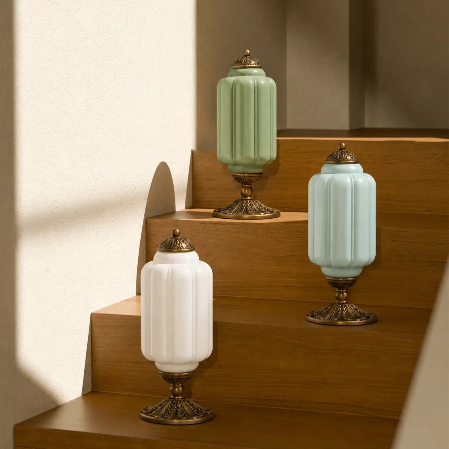 Lumi Fluted Glass Table Lamp