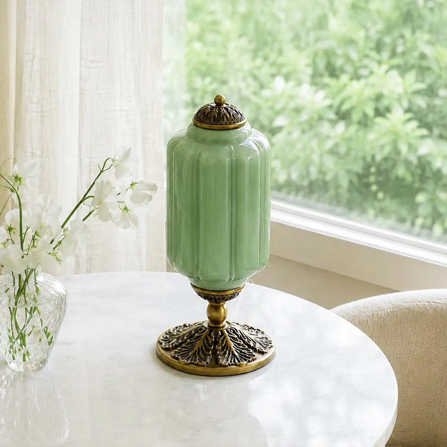 Lumi Fluted Glass Table Lamp