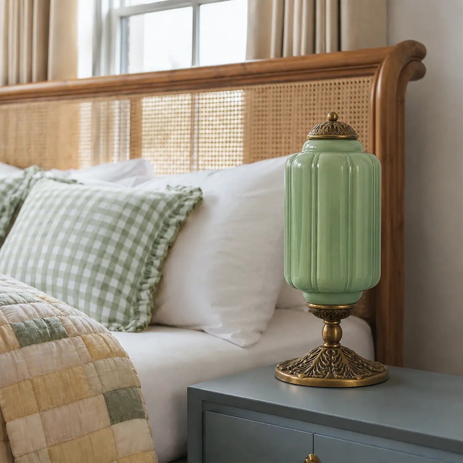 Lumi Fluted Glass Table Lamp