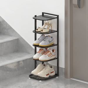 Minimalist Iron Shoe Rack - 5 to 10-Tier Space-Saving Shoe Organizer Shoe Storage
