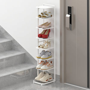 Minimalist Iron Shoe Rack - 5 to 10-Tier Space-Saving Shoe Organizer Shoe Storage