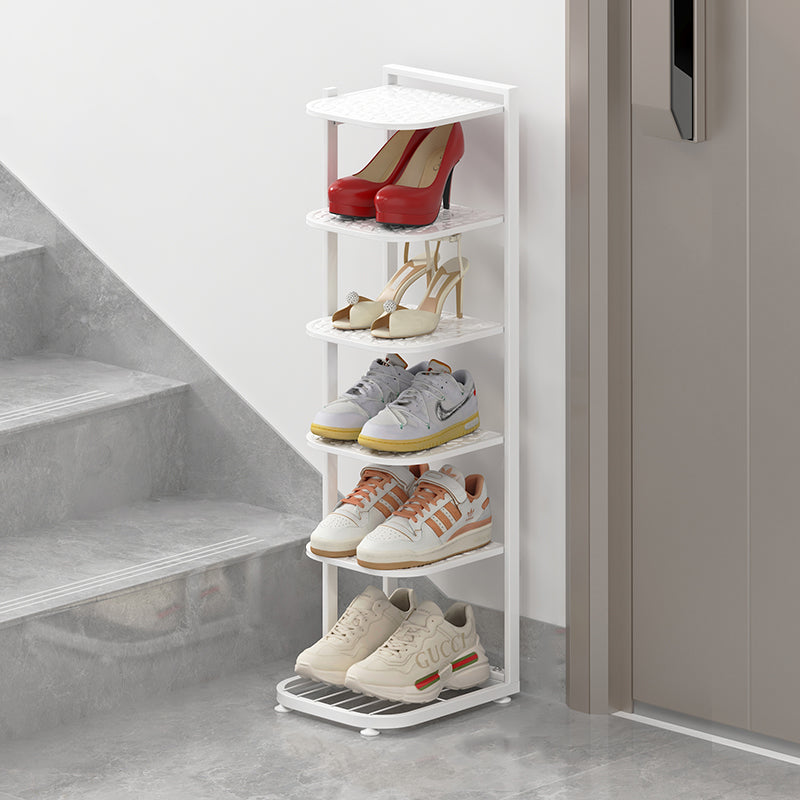 Minimalist Iron Shoe Rack - 5 to 10-Tier Space-Saving Shoe Organizer Shoe Storage