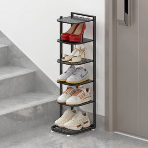 Minimalist Iron Shoe Rack - 5 to 10-Tier Space-Saving Shoe Organizer Shoe Storage