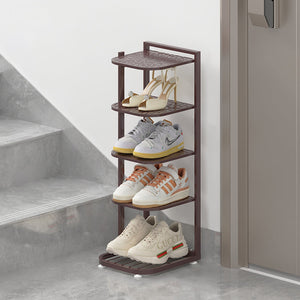 Minimalist Iron Shoe Rack - 5 to 10-Tier Space-Saving Shoe Organizer Shoe Storage