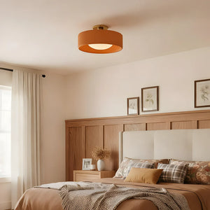 Porcelain Semi Flush Mount Ceiling Light