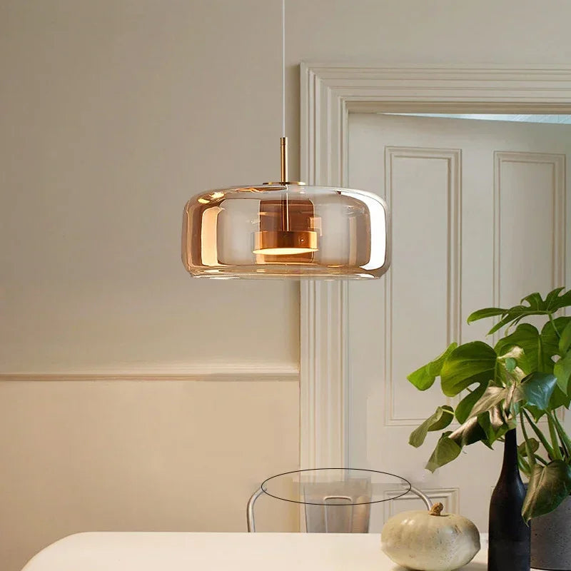 Nordic Glass Pendant Light - Adjustable Kitchen Hanging Lights Pendant Lights