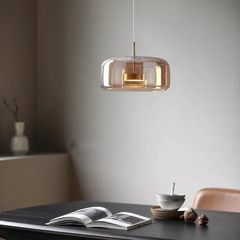 Nordic Glass Pendant Light - Adjustable Kitchen Hanging Lights Pendant Lights