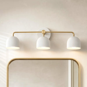 Nordic Dome Shade Vanity Sconce, 2 or 3-Light