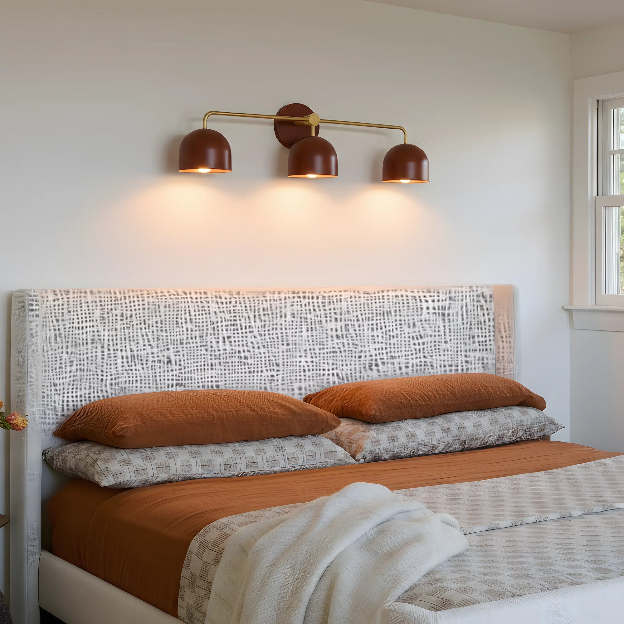 Nordic Dome Shade Vanity Sconce, 2 or 3-Light