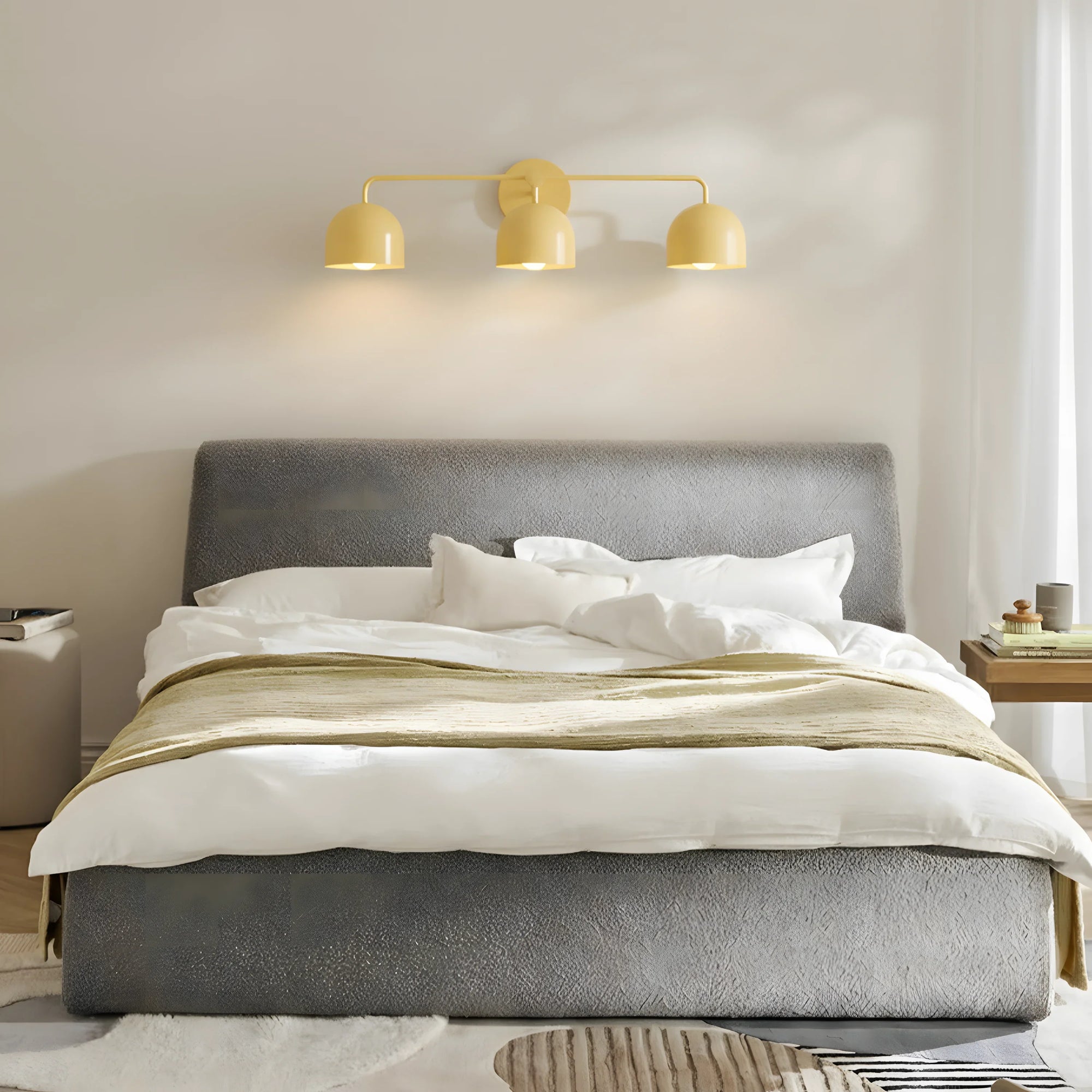 Nordic Dome Shade Vanity Sconce, 2 or 3-Light