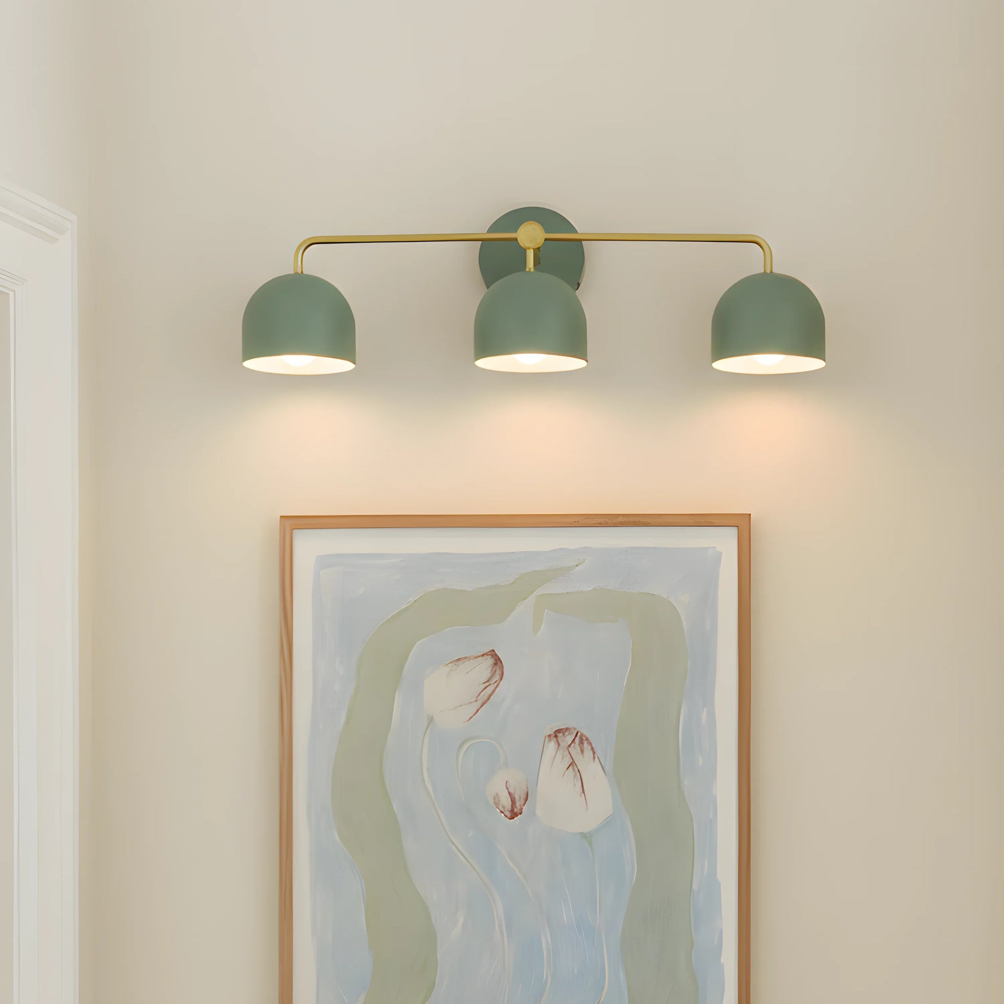 Nordic Dome Shade Vanity Sconce, 2 or 3-Light