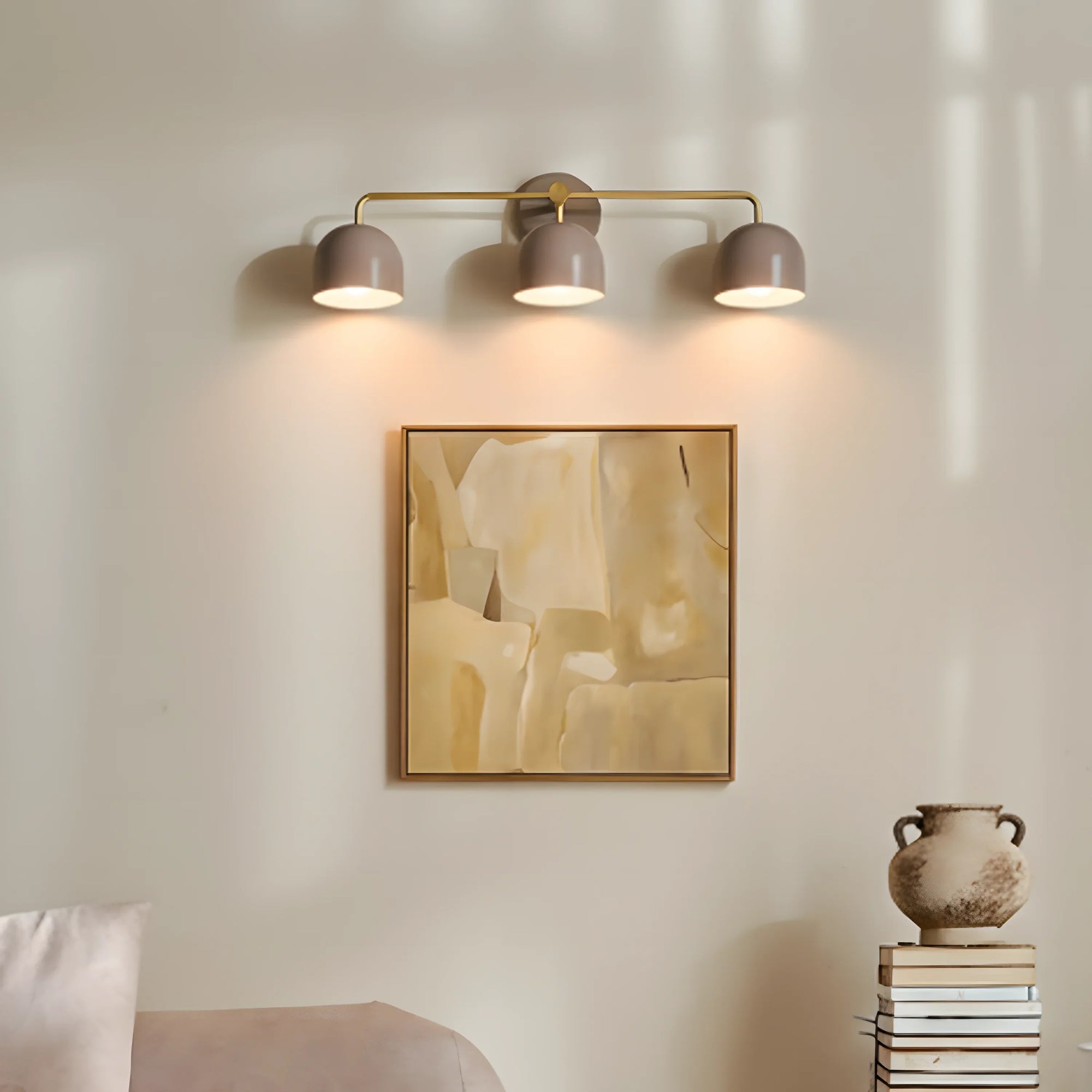 Nordic Dome Shade Vanity Sconce, 2 or 3-Light