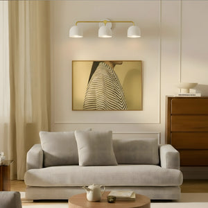 Nordic Dome Shade Vanity Sconce, 2 or 3-Light